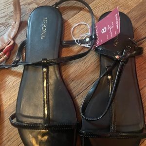 Ladies Merona Strappy Flat Sandals